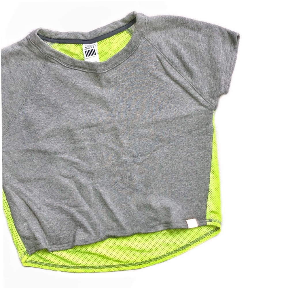 Victoria’s Secret Sport VSX Knit & Neon Mesh Top